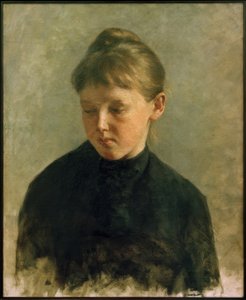 女の子の勉強 作： Otto Ubbelohde